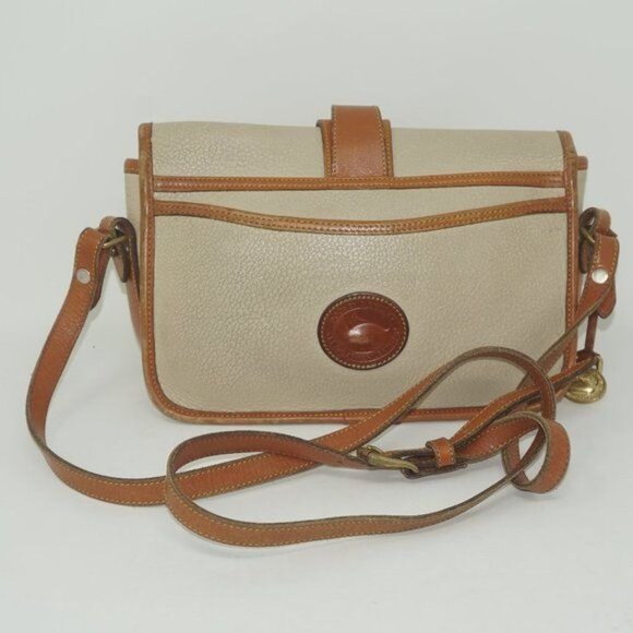 Vintage 80s Dooney Bourke Leather Crossbody Handbag - Picture 3 of 14